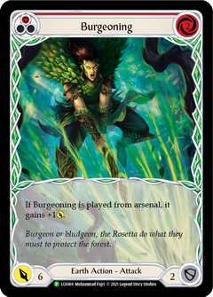 Burgeoning (Red) [LGS069] (Promo)  Rainbow Foil-1
