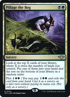 Pillage the Bog [Outlaws of Thunder Junction Prerelease Promos]-1