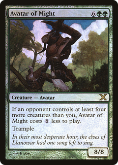 Avatar of Might (10E-251★) - Tenth Edition Foil-1