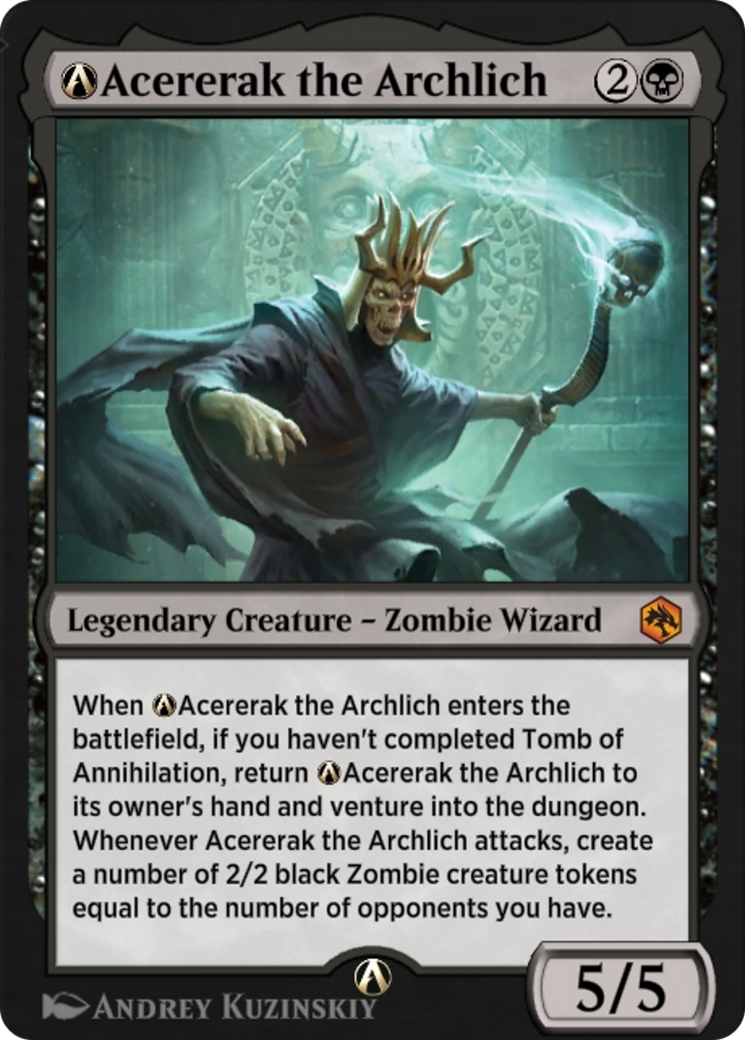 A-Acererak the Archlich (AFR-A-87) - Adventures in the Forgotten Realms-1