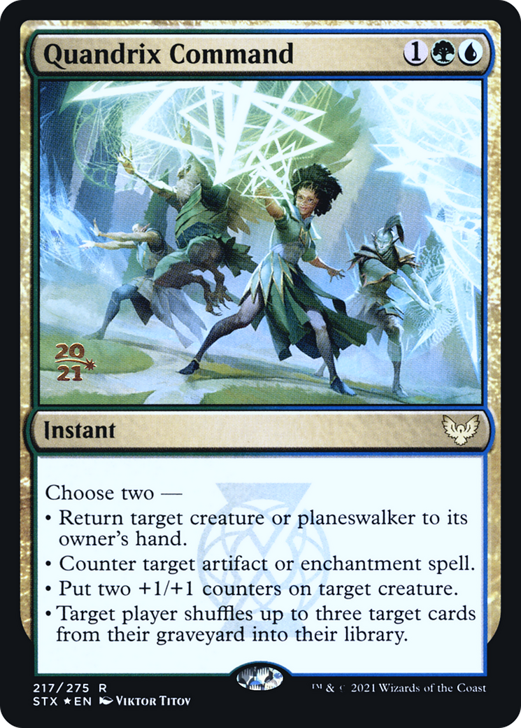 Quandrix Command [Strixhaven: School of Mages Prerelease Promos]-1