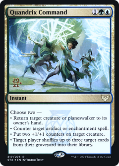 Quandrix Command [Strixhaven: School of Mages Prerelease Promos]-1