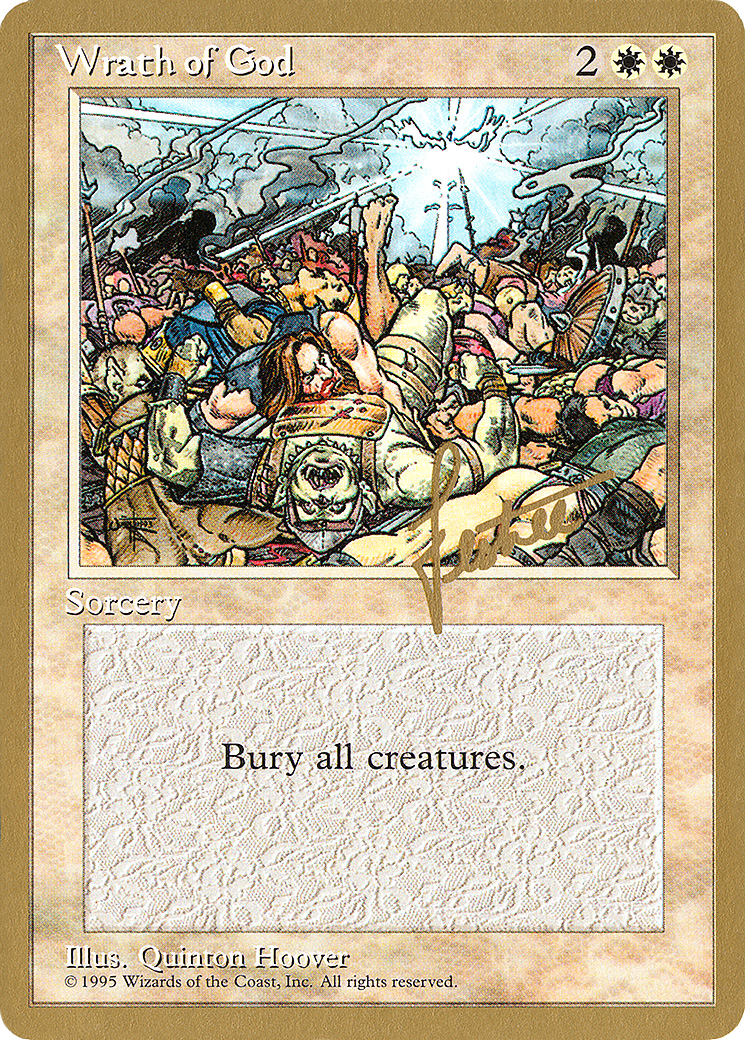Wrath of God - 1996 Bertrand Lestree (4ED) (WCD-) - Pro Tour Collector Set-1