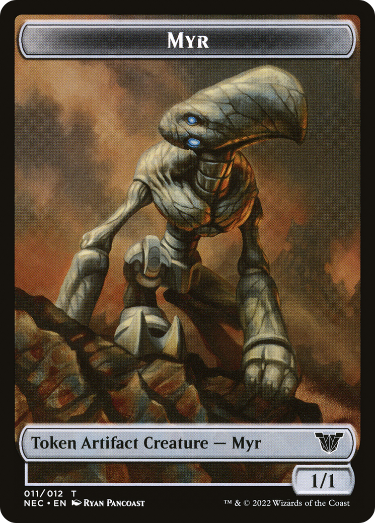 Myr (TNEC-011) - Neon Dynasty Commander Tokens-1