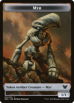 Myr (TNEC-011) - Neon Dynasty Commander Tokens Foil-1