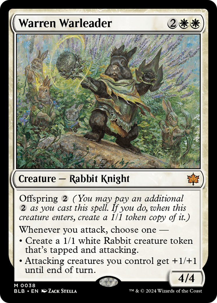Warren Warleader (BLB-038) - Bloomburrow-1