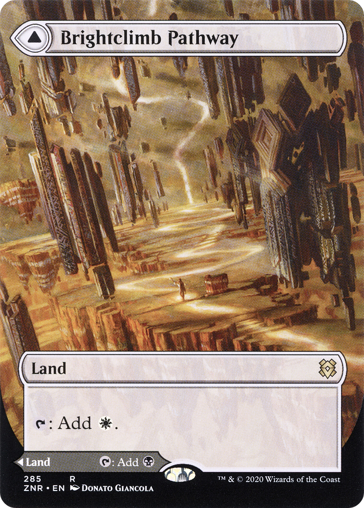 Brightclimb Pathway // Grimclimb Pathway (Borderless Alternate Art) [Zendikar Rising]-4