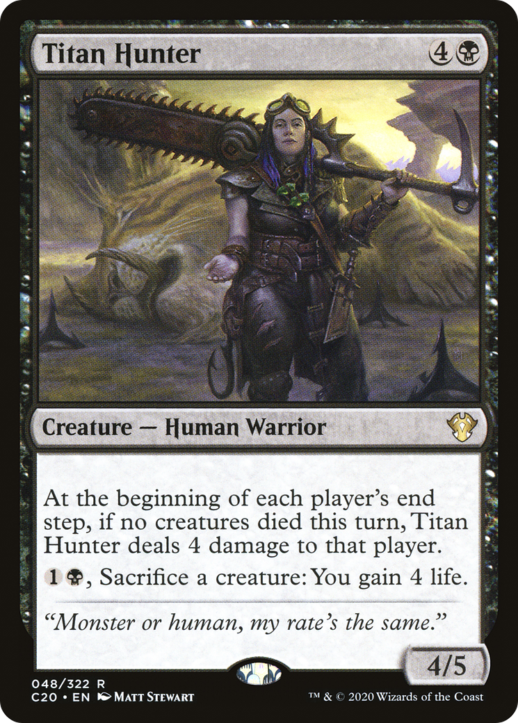 Titan Hunter (C20-048) - Commander 2020-1