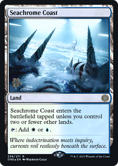 Seachrome Coast [Phyrexia: All Will Be One Prerelease Promos]-1