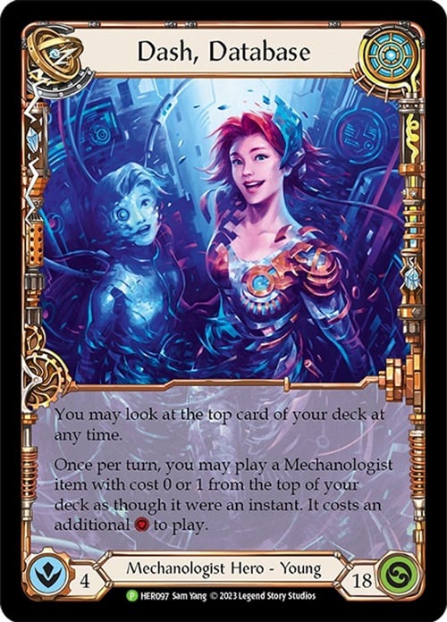 Dash, Database [HER097] (Promo)  Rainbow Foil-1