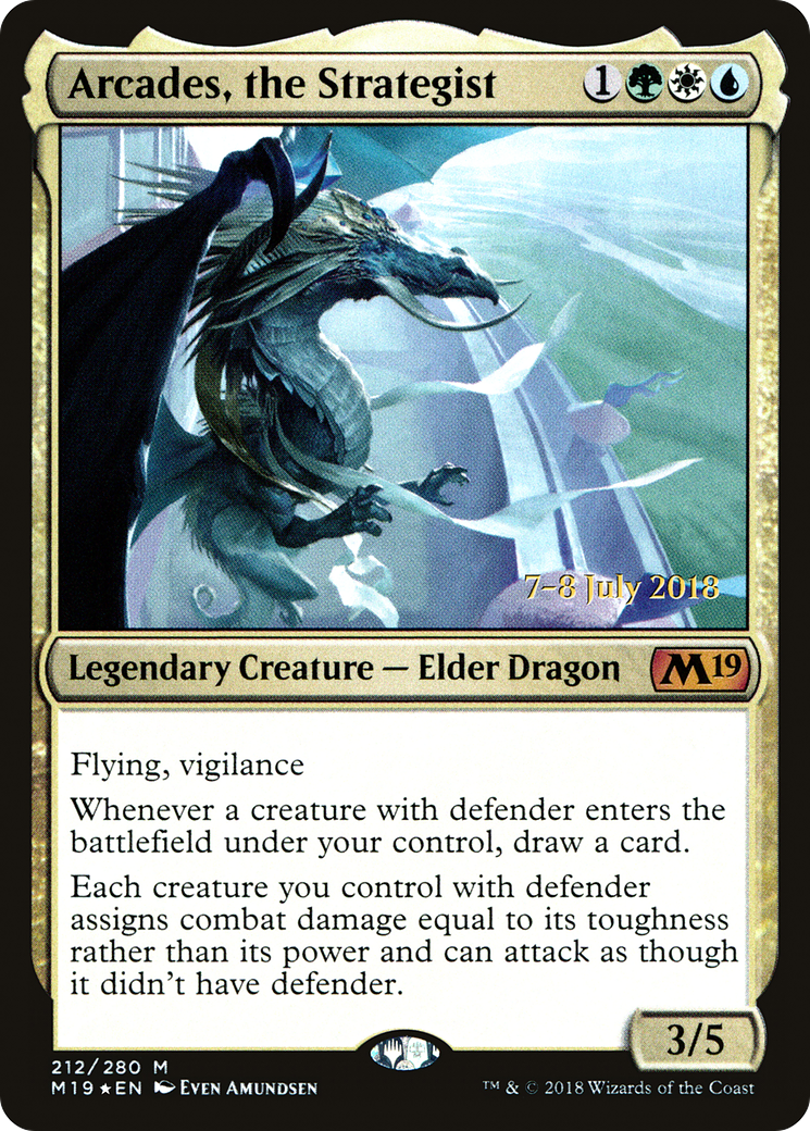 Arcades, the Strategist [Core Set 2019 Prerelease Promos]-1