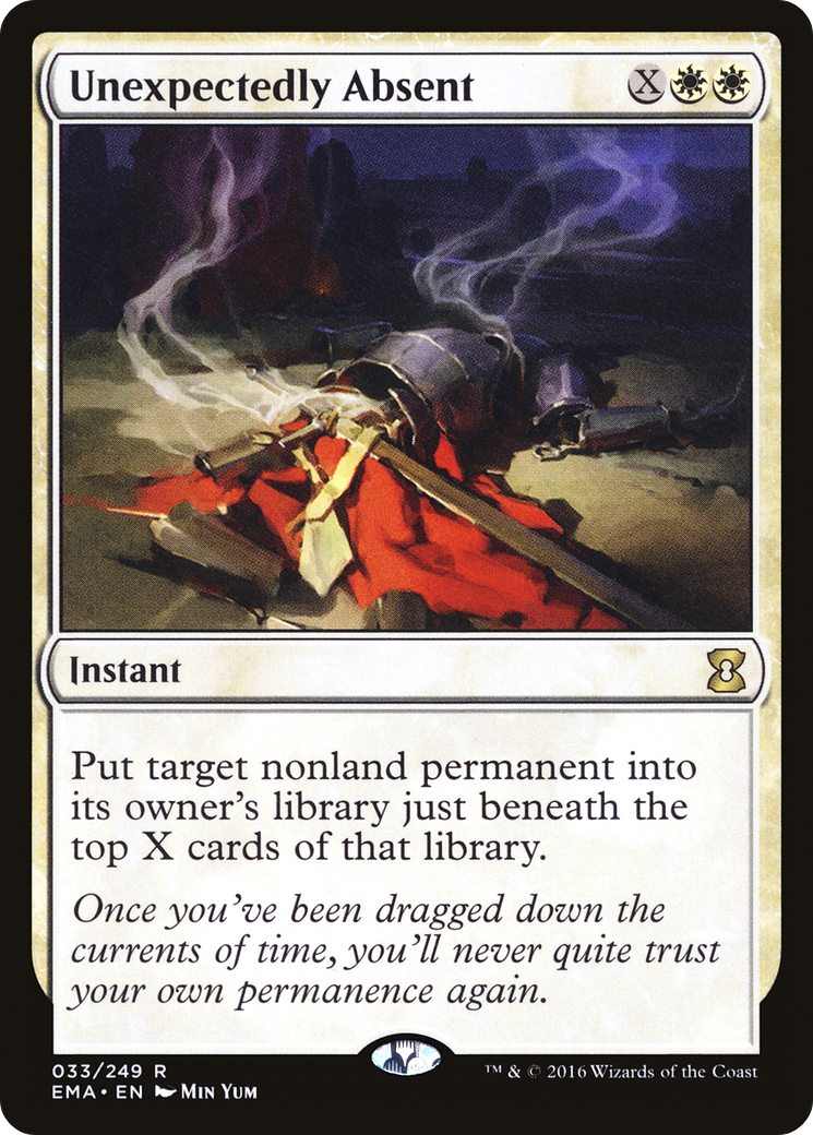 Unexpectedly Absent (EMA-033) - Eternal Masters Foil-1
