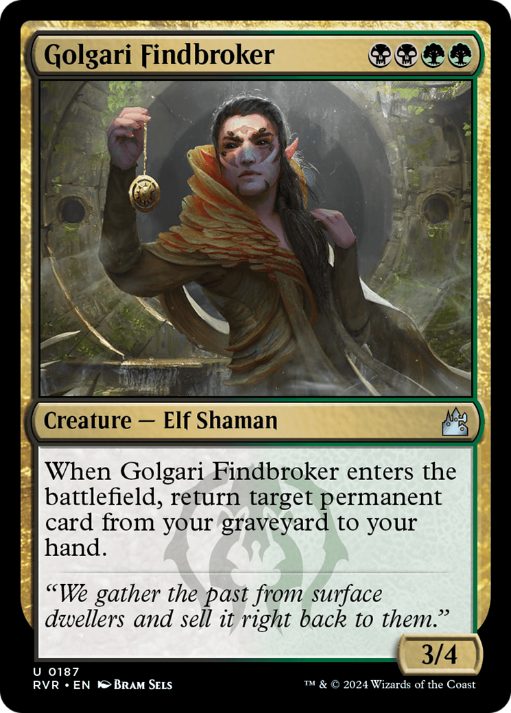 Golgari Findbroker [Ravnica Remastered]-1