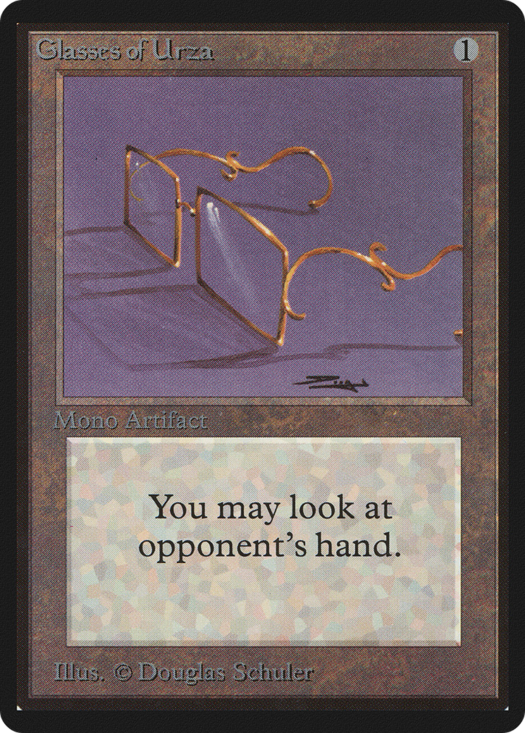 Glasses of Urza (LEB-) - Limited Edition Beta-1