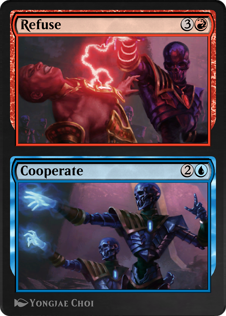 Refuse // Cooperate (AKR-255) - Amonkhet Remastered-1