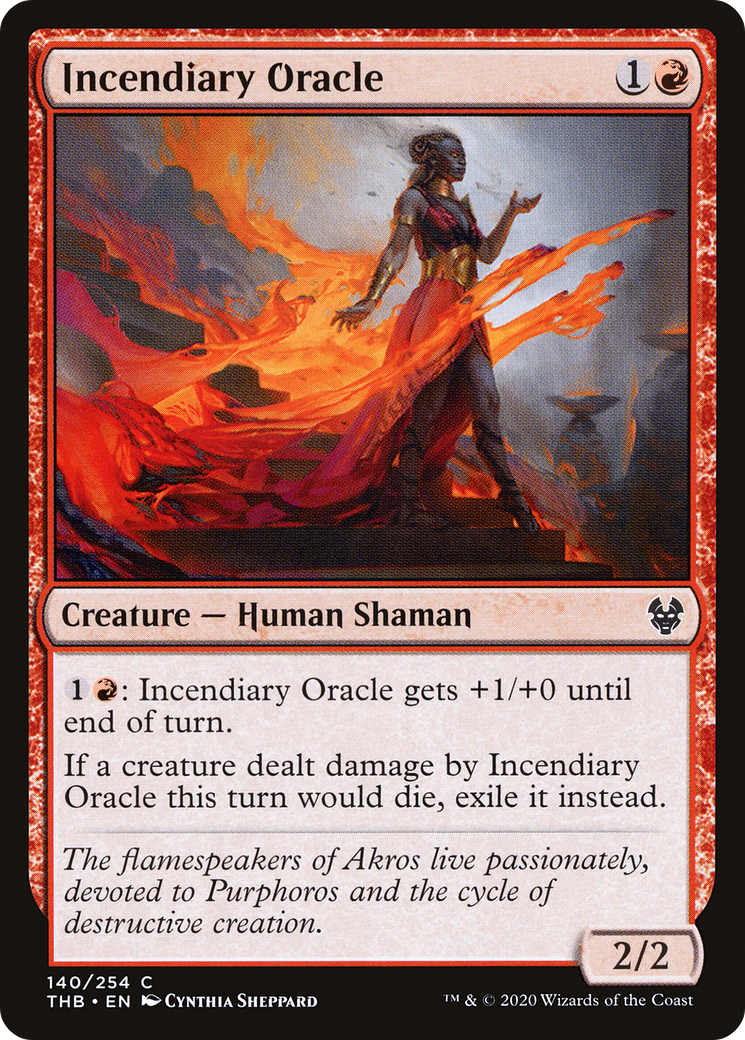 Incendiary Oracle [Theros Beyond Death]-1