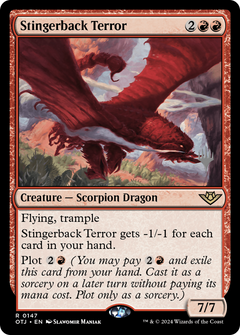Stingerback Terror (Promo Pack) [Outlaws of Thunder Junction Promos]-1