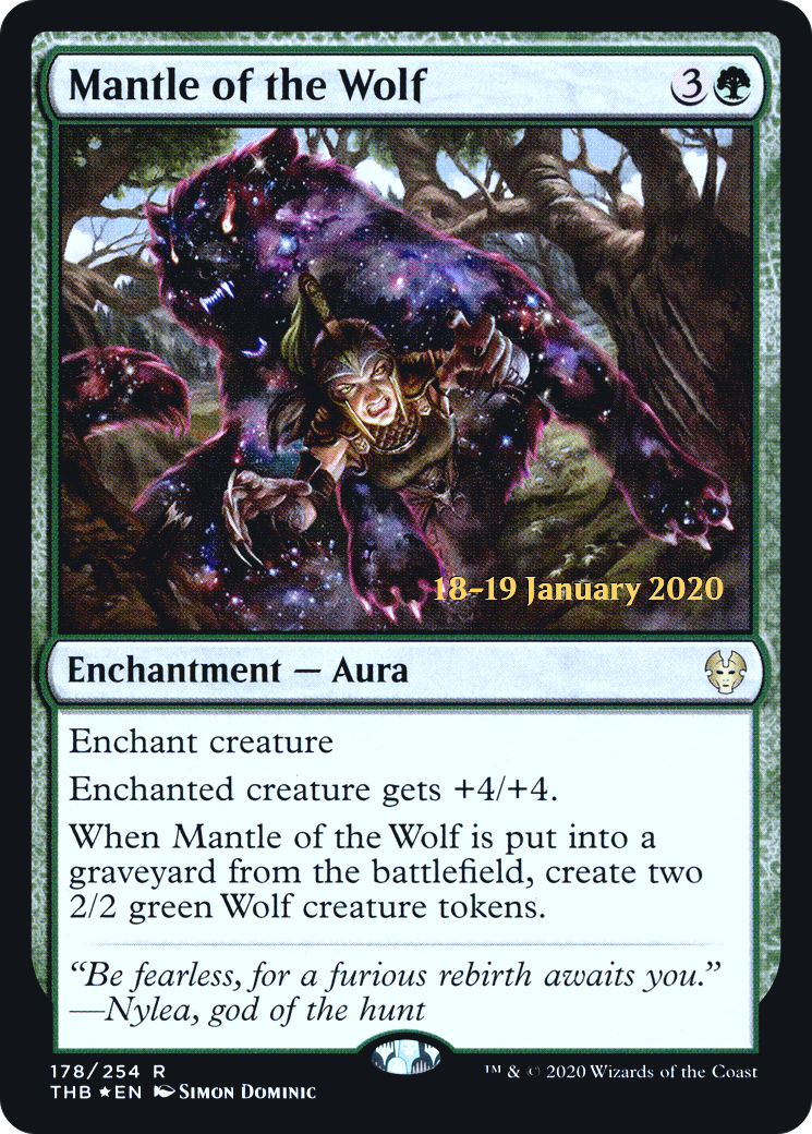 Mantle of the Wolf [Theros Beyond Death Prerelease Promos]-1
