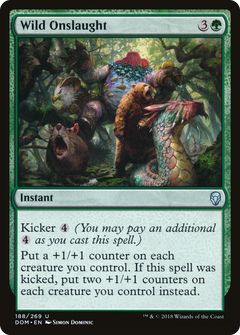Wild Onslaught (DOM-188) - Dominaria Foil-1