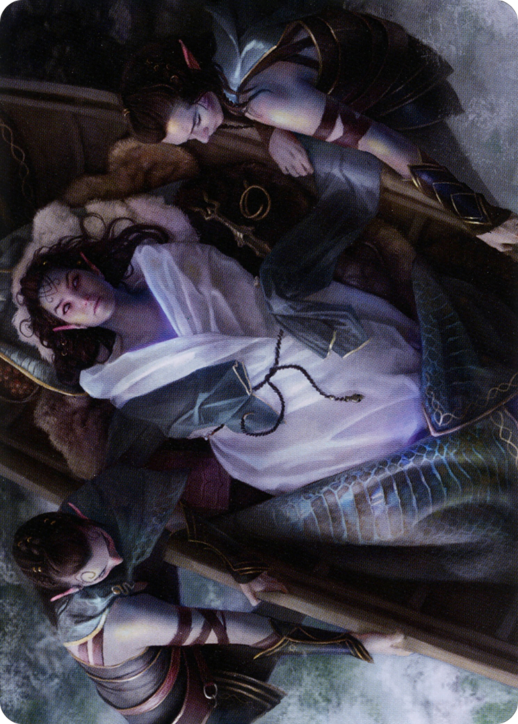 Return Upon the Tide // Return Upon the Tide (ASKHM-026) - Art Series: Kaldheim (Borderless) Foil-1