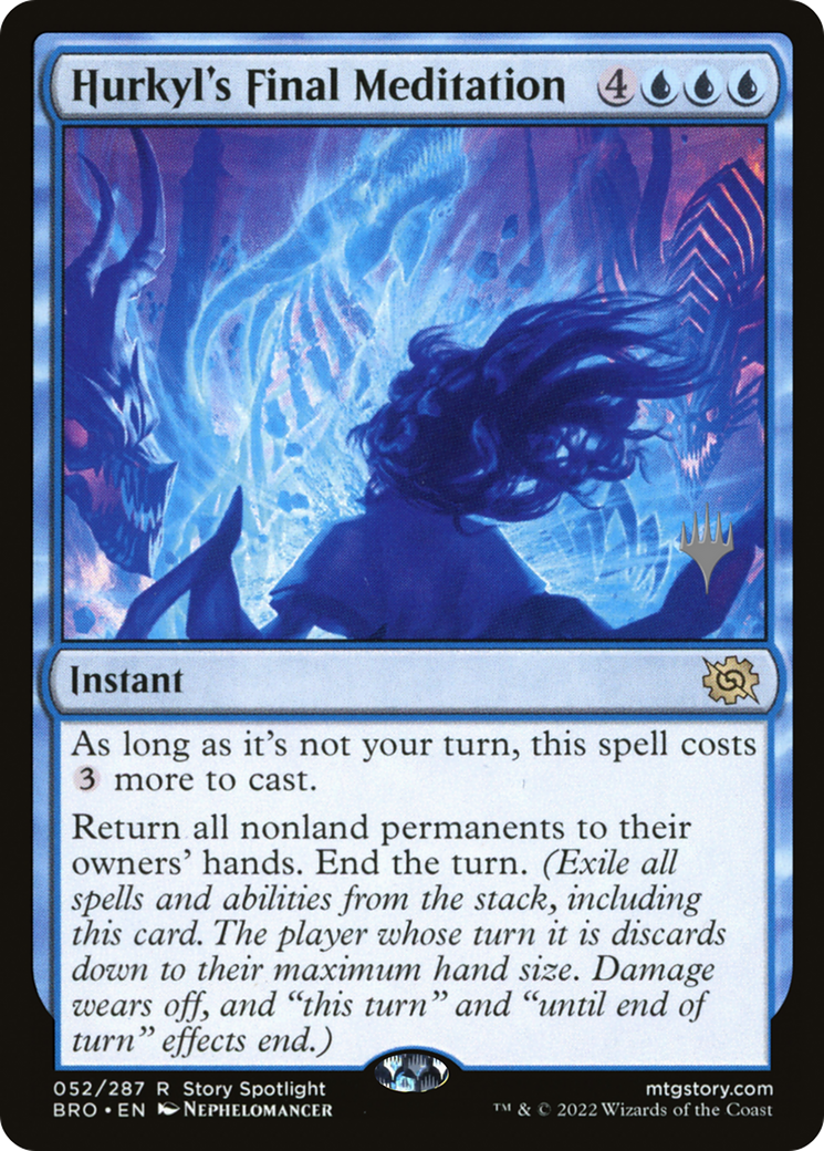 Hurkyl's Final Meditation (Promo Pack) [The Brothers' War Promos]-1