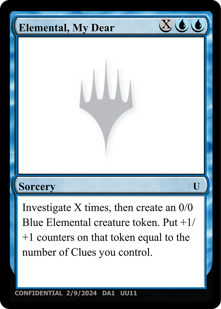 Elemental, My Dear (UNK-UU11B) - Unknown Event-1