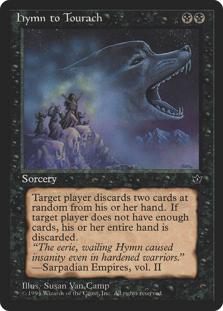 Hymn to Tourach (Susan Van Camp) [Fallen Empires]-1