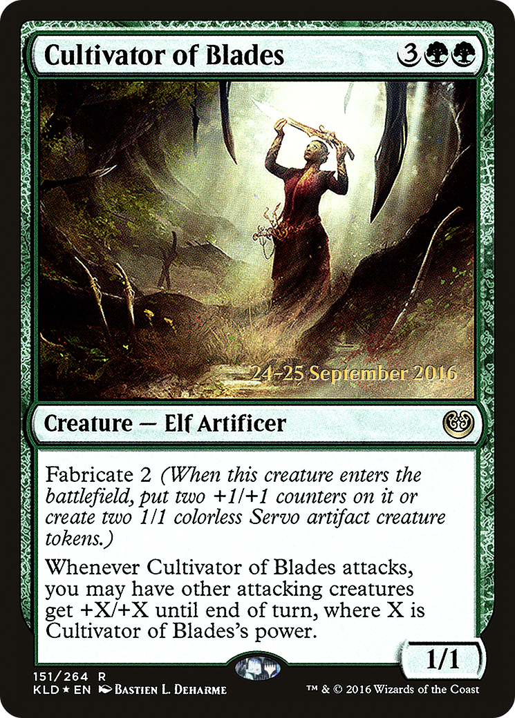 Cultivator of Blades [Kaladesh Prerelease Promos]-1