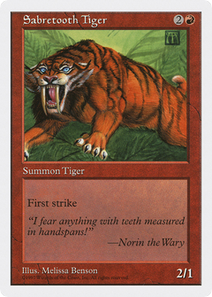 Sabretooth Tiger [Fifth Edition]-1