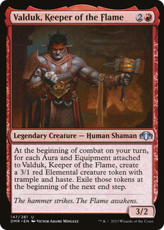 Valduk, Keeper of the Flame (DMR-147) - Dominaria Remastered Foil-1