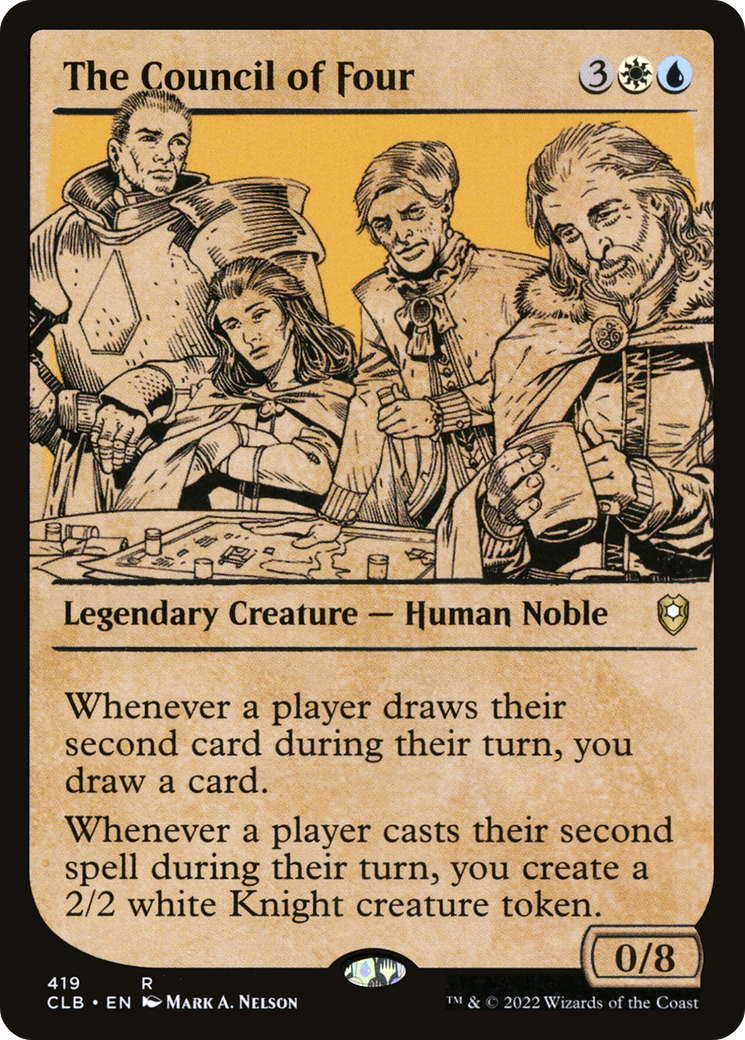 The Council of Four (Showcase) [Commander Legends: Battle for Baldur's Gate]-1