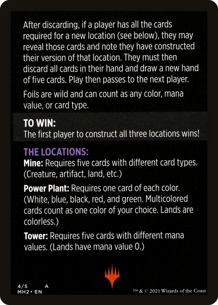 Urza's Blueprints (minigame) // Urza's Blueprints (cont'd) (MMH2-004) - Modern Horizons 2 Minigames Foil-2