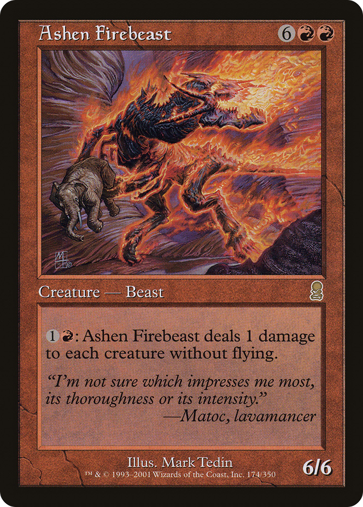 Ashen Firebeast [Odyssey]-1