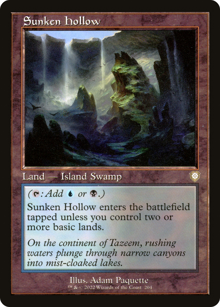 Sunken Hollow (Retro) [The Brothers' War Commander]-1