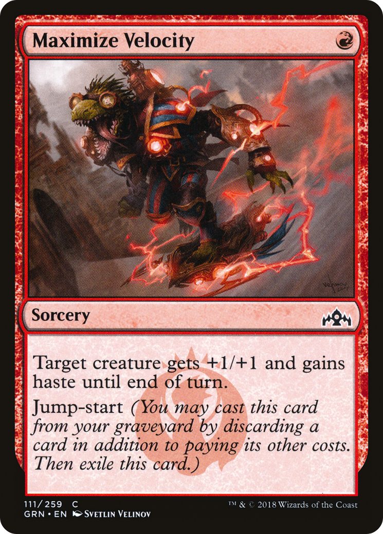 Maximize Velocity [Guilds of Ravnica]-1
