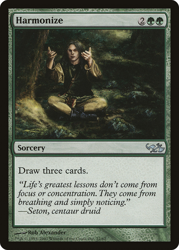 Harmonize [Duel Decks: Elves vs. Goblins]-1