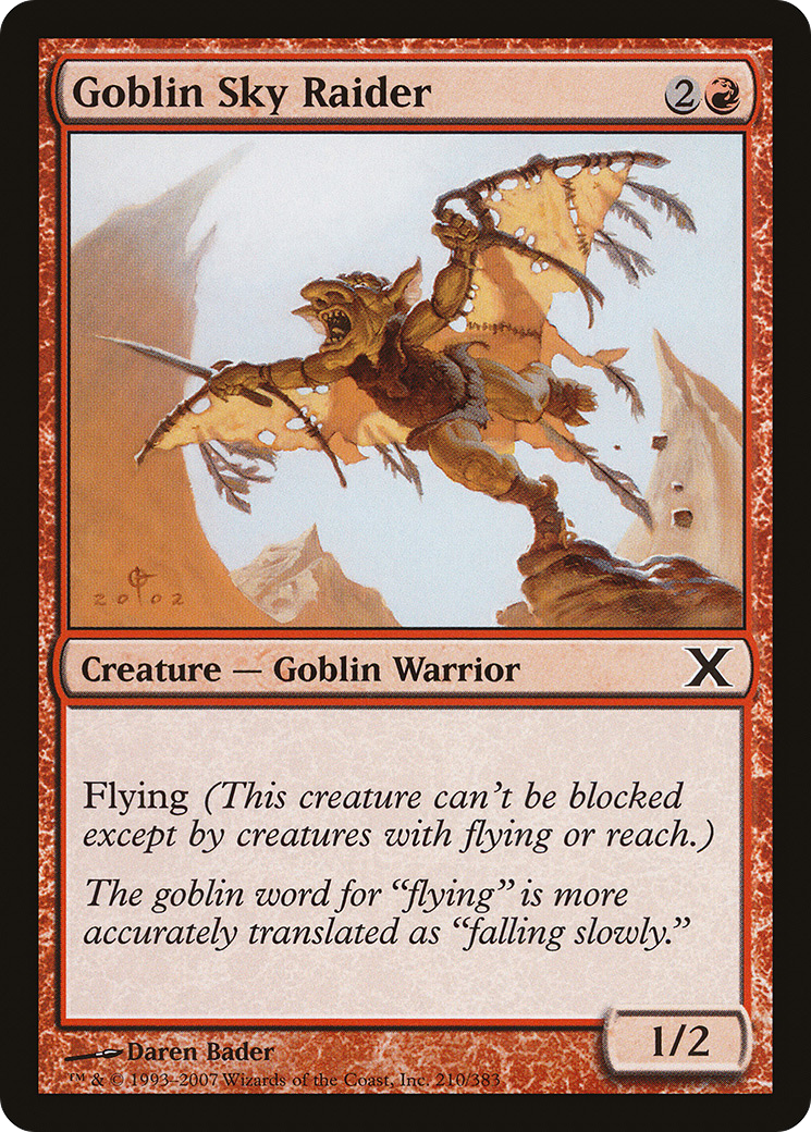 Goblin Sky Raider (10E-210) - Tenth Edition-1