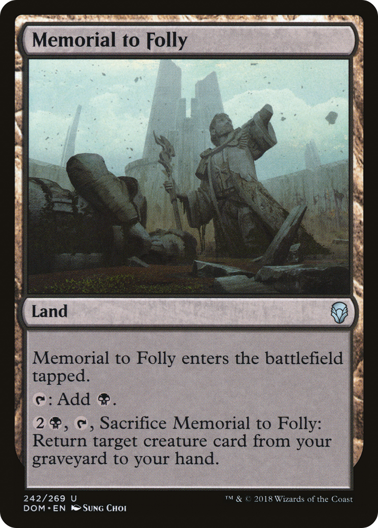 Memorial to Folly [Dominaria]-1