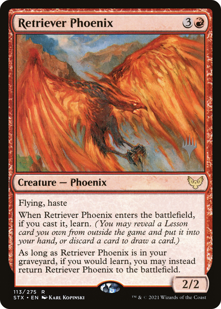Retriever Phoenix (Promo Pack) [Strixhaven: School of Mages Promos]-1