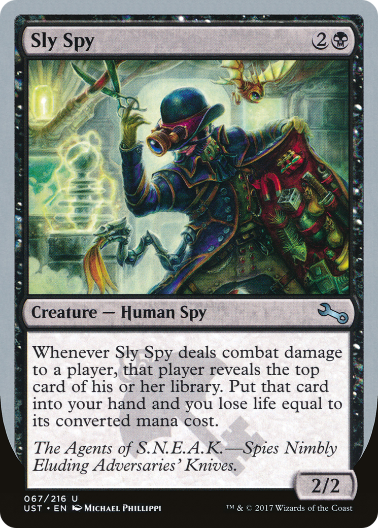Sly Spy ("Spies Nimbly Eluding Adversaries' Knives") [Unstable]-1