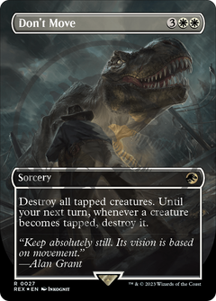 Don't Move (Emblem) (Borderless) [Jurassic World Collection Tokens]-1