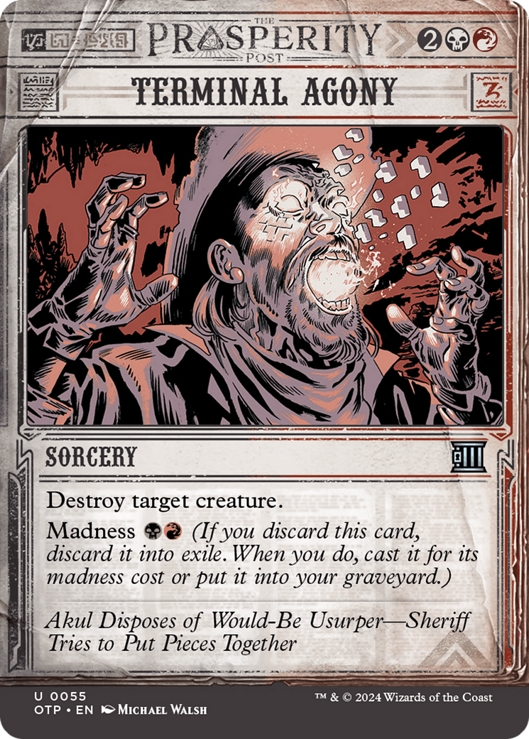 Terminal Agony [Outlaws of Thunder Junction: Breaking News]-1