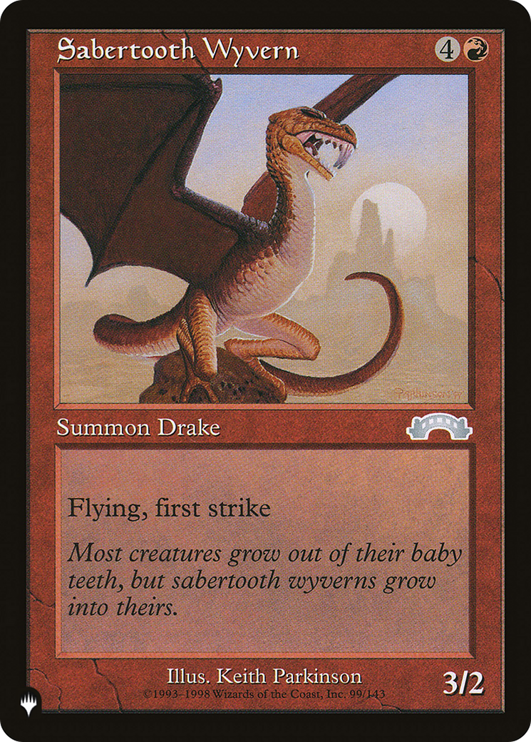 Sabertooth Wyvern [The List]-1