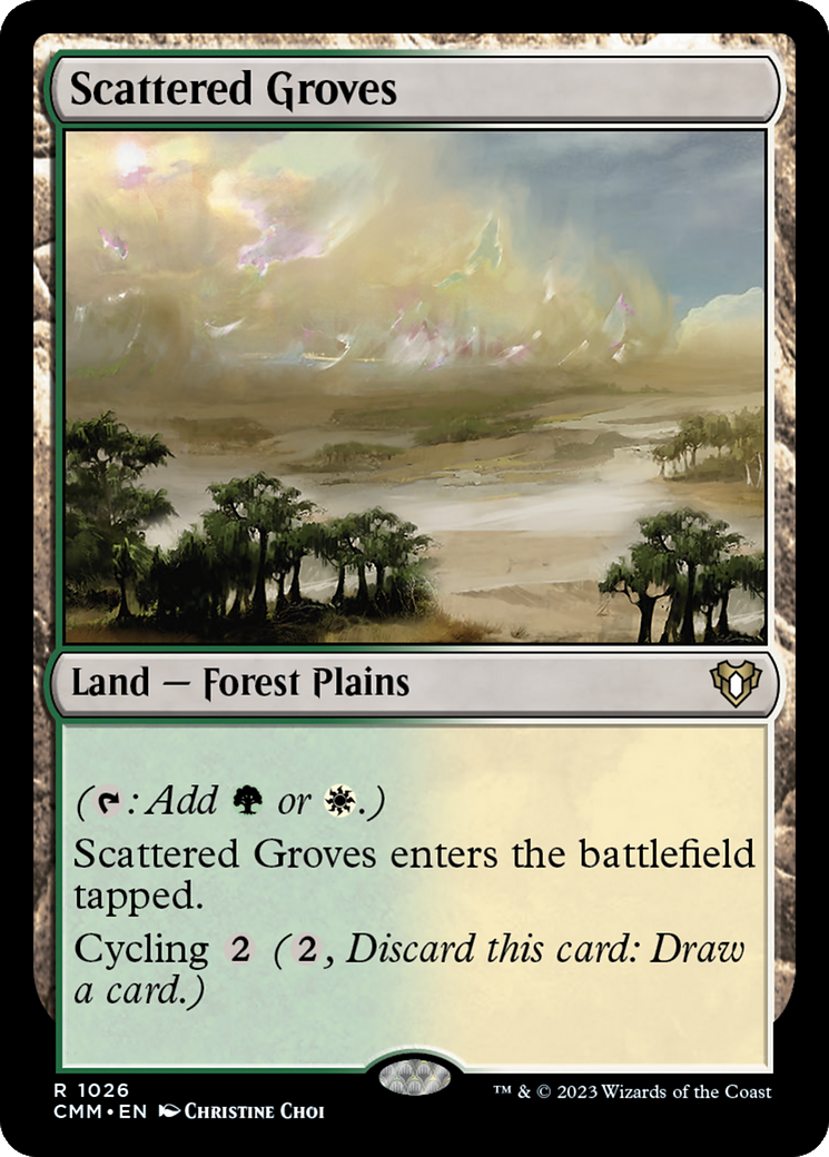 Scattered Groves [Commander Masters]-1