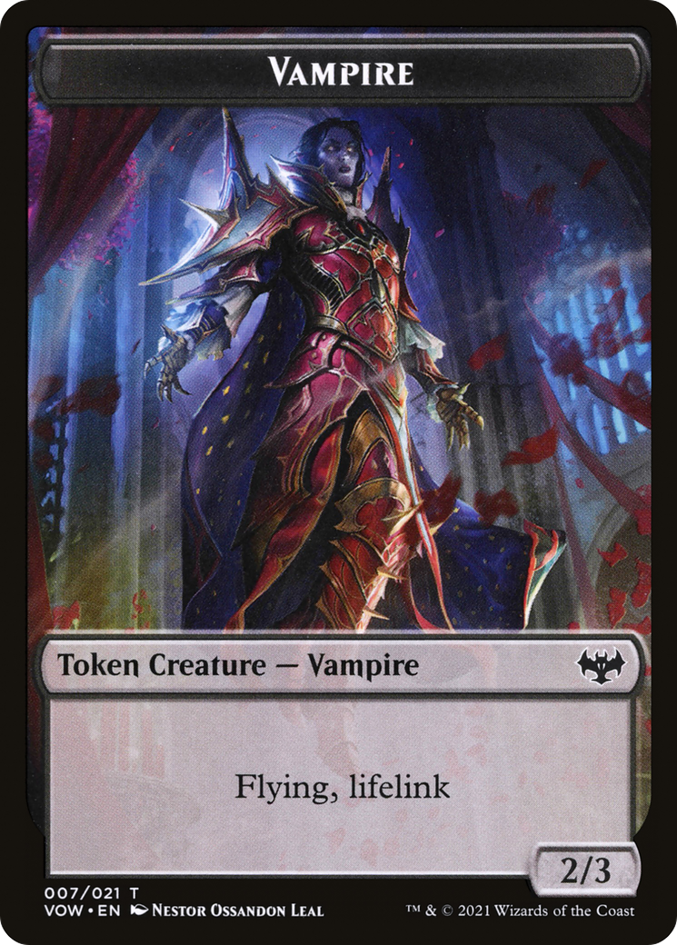 Vampire (TVOW-007) - Innistrad: Crimson Vow Tokens-1