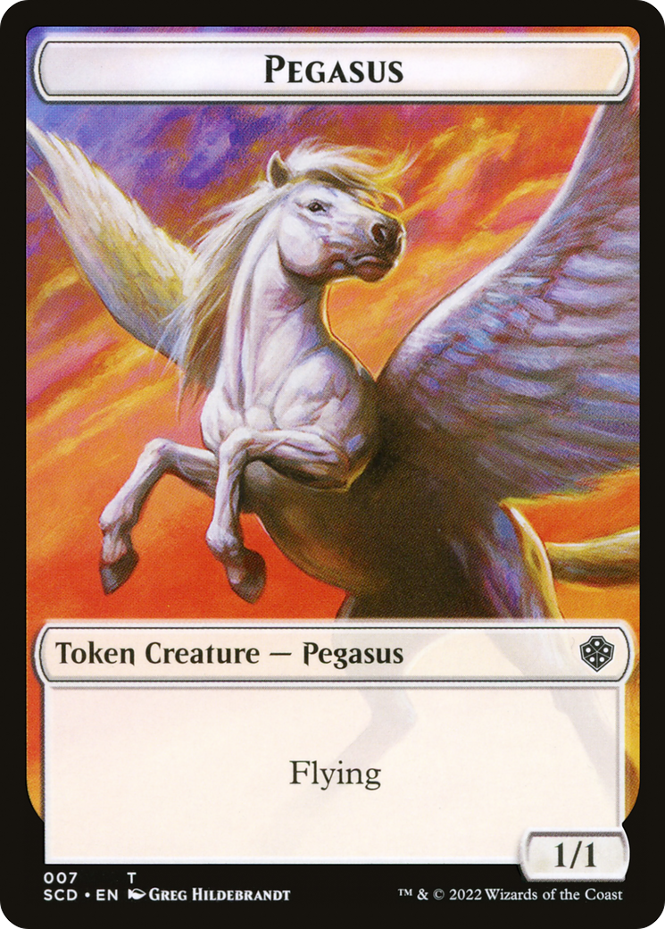 Pegasus (TSCD-007) - Starter Commander Deck Tokens Foil-1