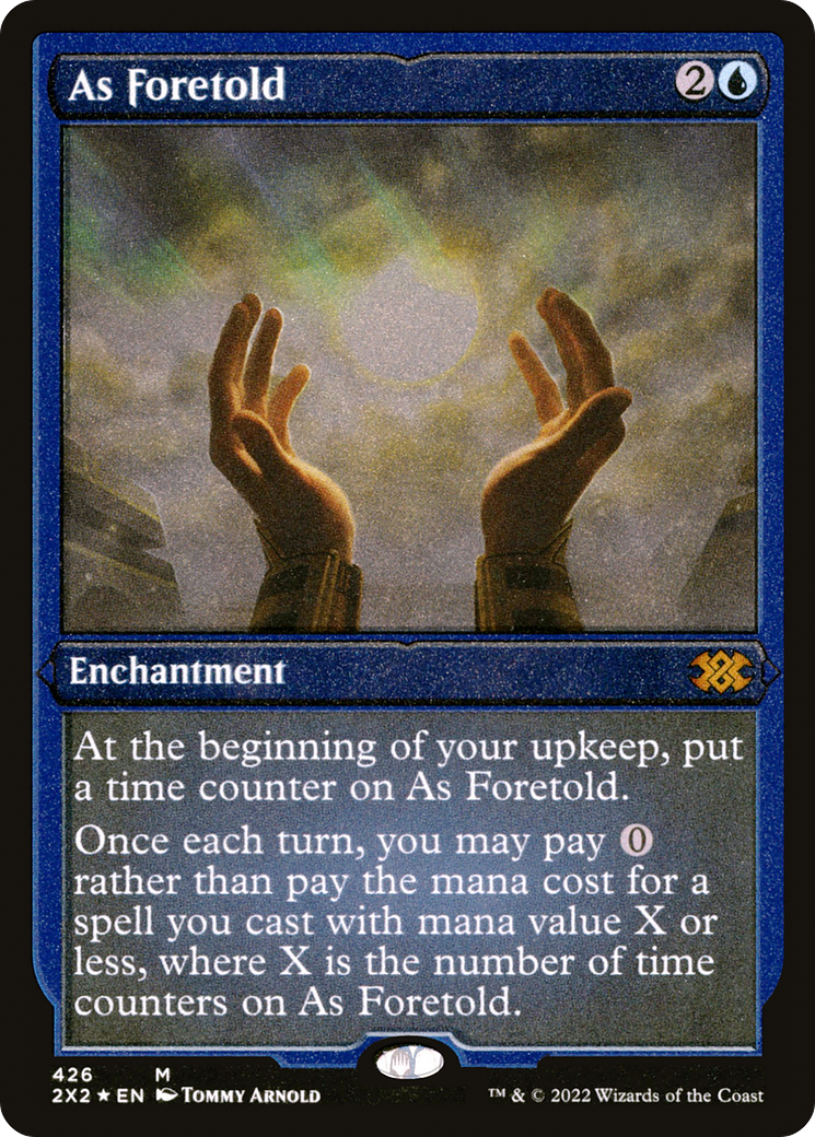 As Foretold (Foil Etched) [Double Masters 2022]-1