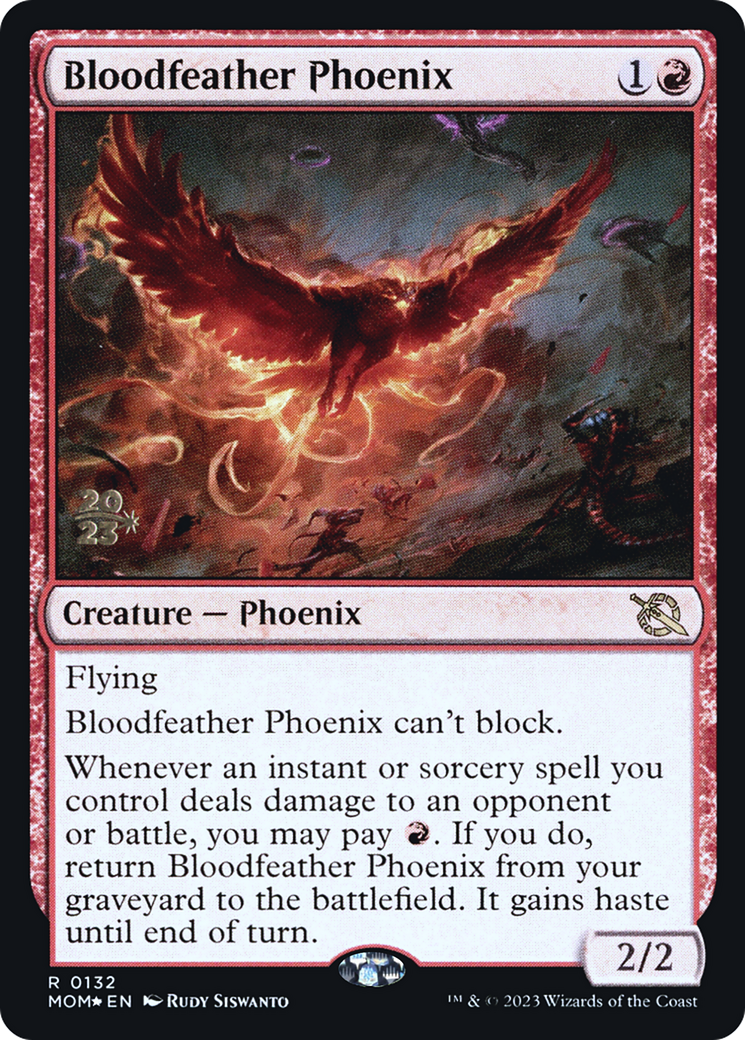 Bloodfeather Phoenix [March of the Machine Prerelease Promos]-1