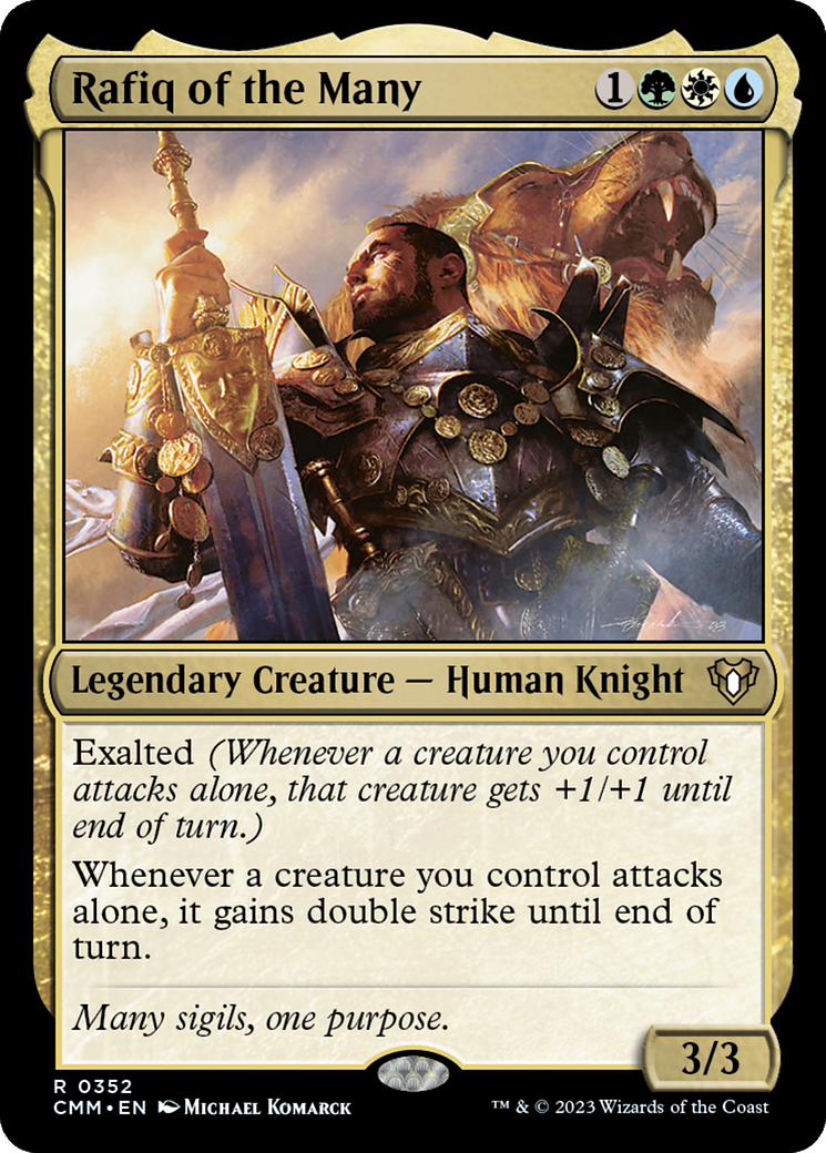Rafiq of the Many [Commander Masters]-1