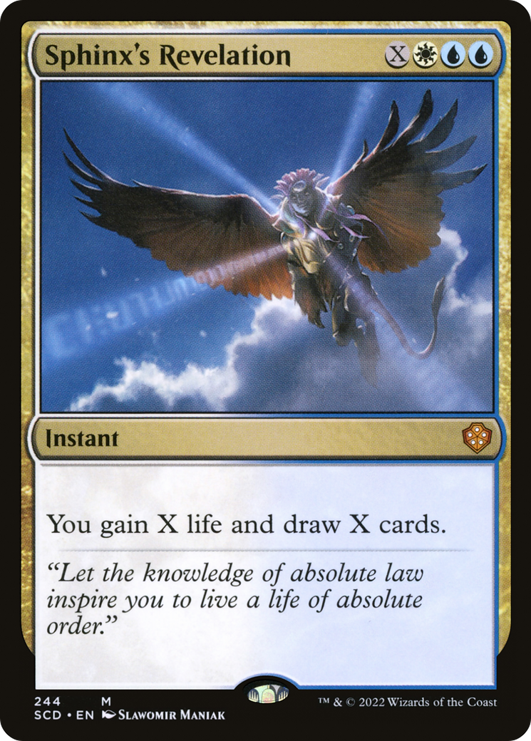 Sphinx's Revelation [Starter Commander Decks]-1